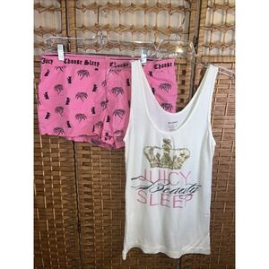 Juicy Couture Pajama Set Juicy Beauty Sleep Tank And Boxers Size Large